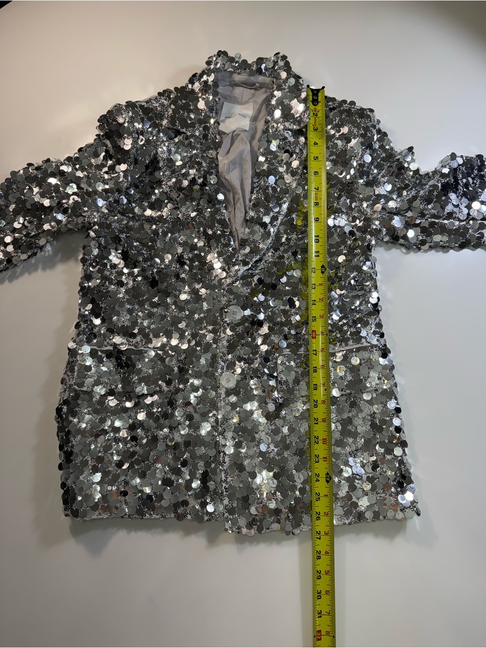 Avec Les Filles oversized sequence jacket size med - Picture 3 of 10